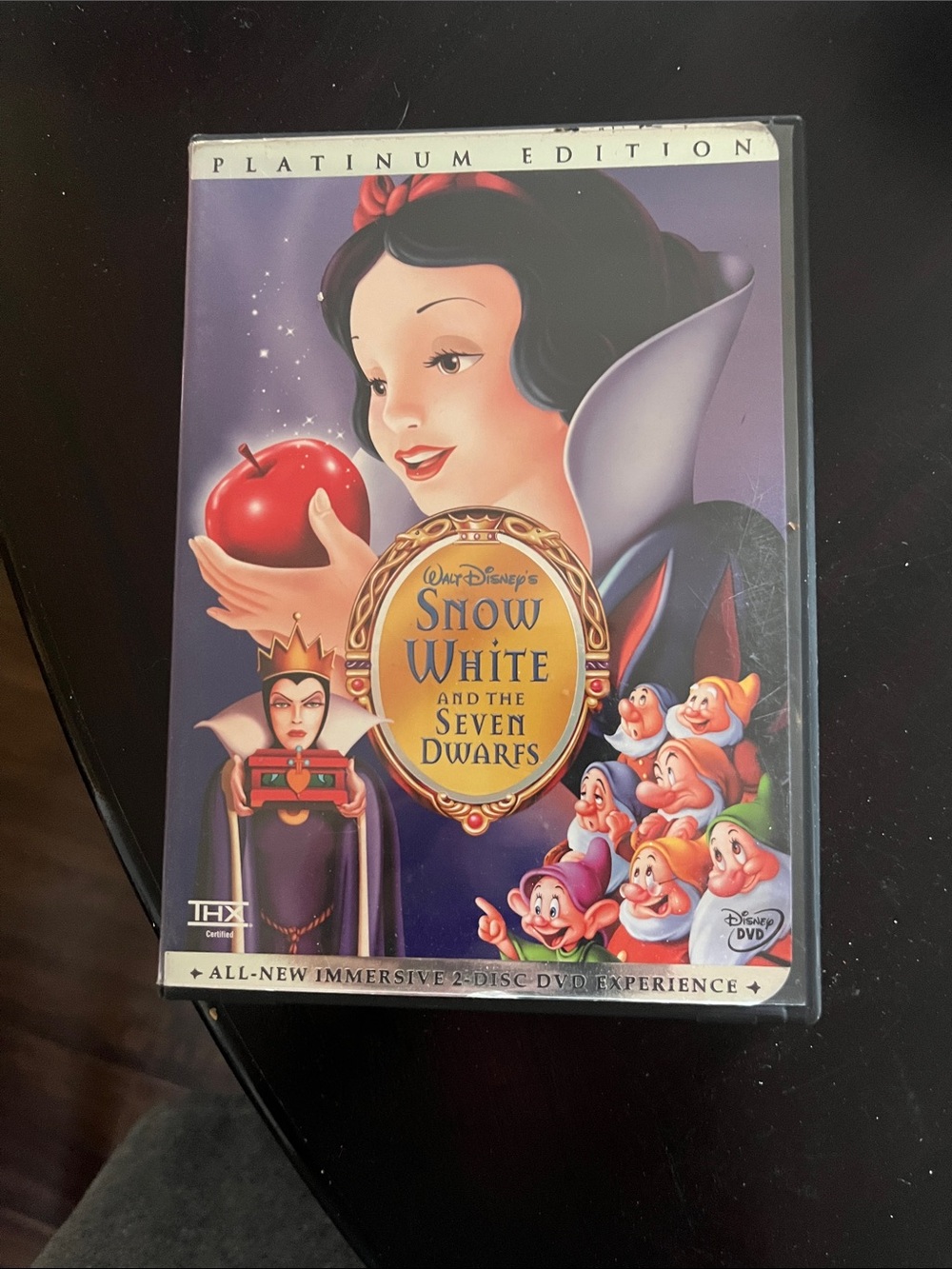 Disney Snow White and the Seven Dwarfs DVD - Red, Purple, White, Yellow, Black